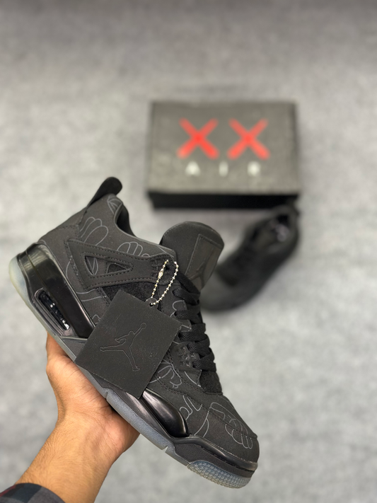 Jordan 4 Retro Kaws Black (1:1)