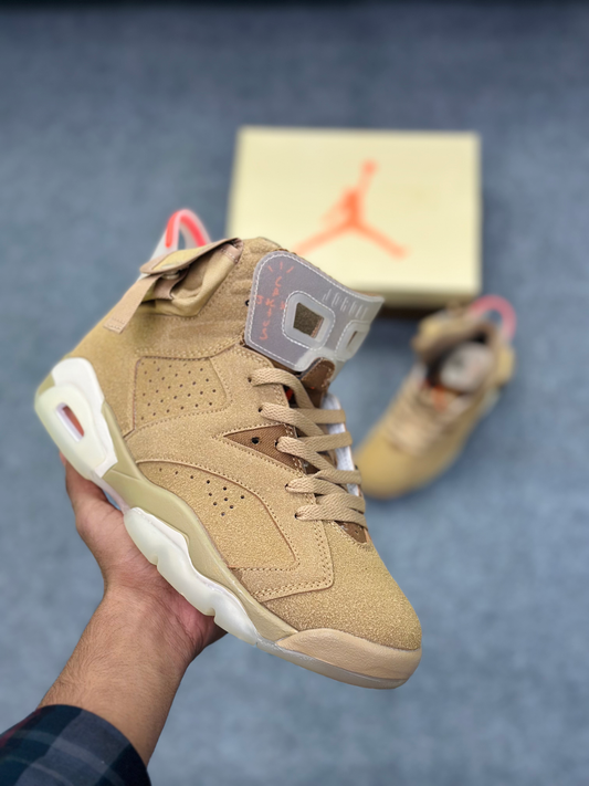 Jordan 6 Retro Travis Scott British Khaki (1:1)